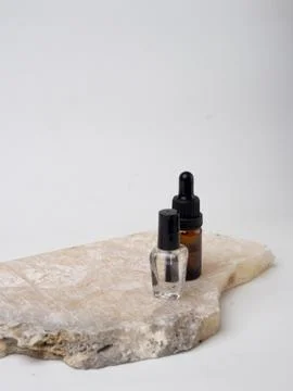 Glass bottle with 写真素材