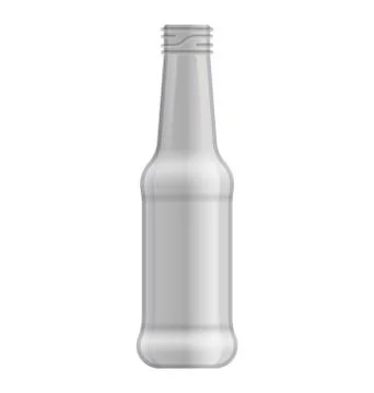 Glass Bottle Vector Stock Illustration