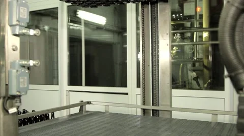 Glass bottles Stock Footage 60769134