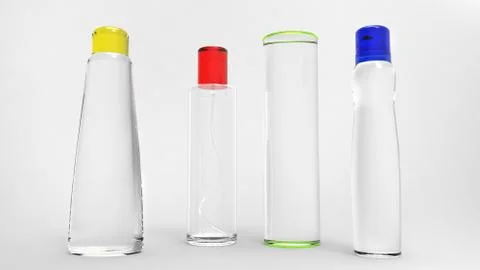 Glass Bottles  Stock Illustration