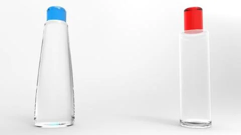 Glass Bottles  Stock Illustration