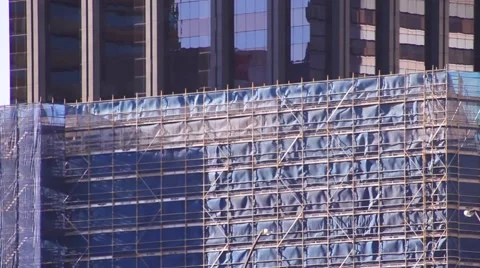 Glass bound building Stock Footage 40027916