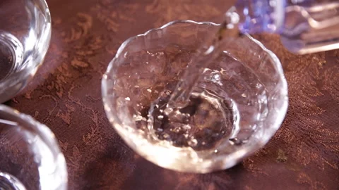 Glass bowl transparent kitchenware (4) Stock Footage 202154848