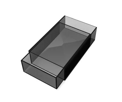 Glass box Illustrazione stock