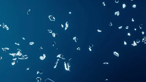 Glass brake, 3d Stock Footage 74517039