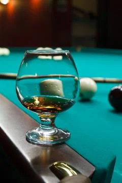 Glass of brandy Stock Photos