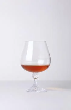 Glass of brandy Stock Photos