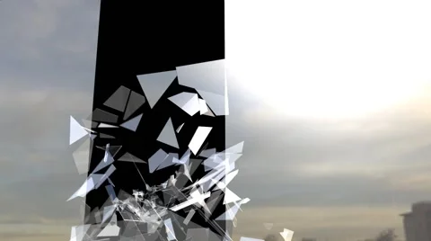 Glass Break 11 Stock Footage 40864935