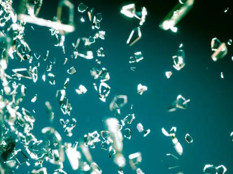 Glass break, 3d Stock Illustration
