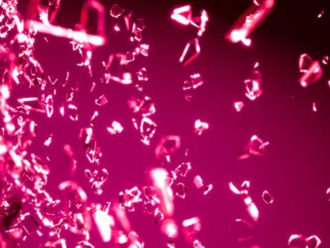 Glass break, 3d Stock Illustration