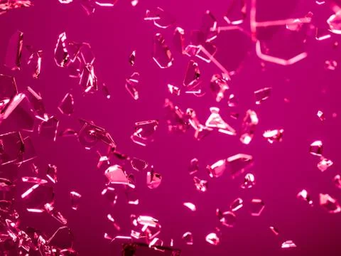 Glass break, 3d Stock Illustration