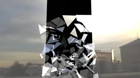 Glass Break 9 Video stock 40864963