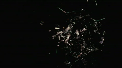 Glass Breaking  Stock Footage 588516