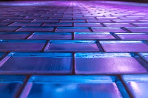 Glass Brick Texture, Close Stock Photos