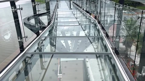 Glass bridge Stock Footage 323242477