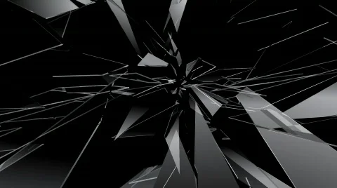Glass Broken Da HD Stock Footage