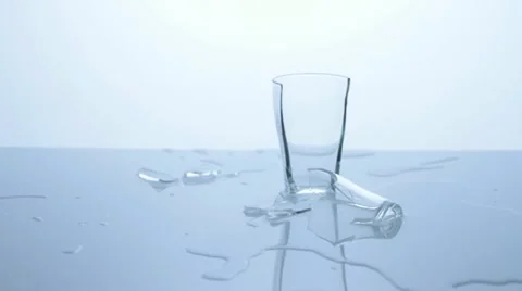 Glass, broken, tilt Stock Footage 11611003