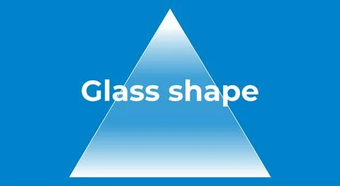 Glass bubble shape transparent element Stock Illustration