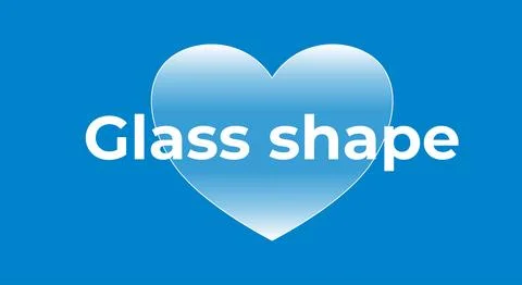 Glass bubble shape transparent element Иллюстрация