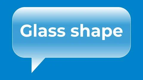 Glass bubble shape transparent element Illustration