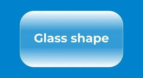 Glass bubble shape transparent element 库存插图