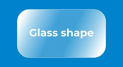 Glass bubble shape transparent element Stockillustratie