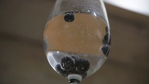 Glass Bubbles Low Angle 1 Stock Footage 101858183