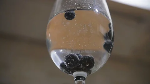 Glass Bubbles Low Angle 3 Stock Footage 101857692