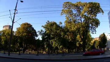 Glass building Camera Pan Stock Footage 85833774