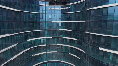Glass building construction Stock Footage 171148905