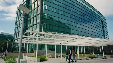 Glass Building Stock Footage 235018332