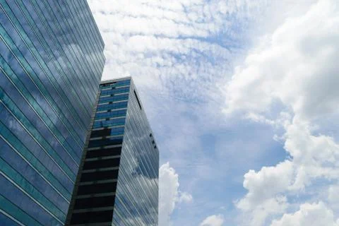 Glass building Foto stock