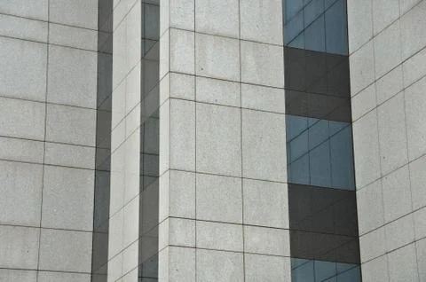 Glass building windows Foto stock