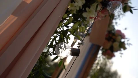 Glass bulb in the sun Stock Footage 101731238