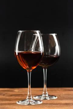 Glass of Cabernet Sauvignon Red Wine Stock Photos