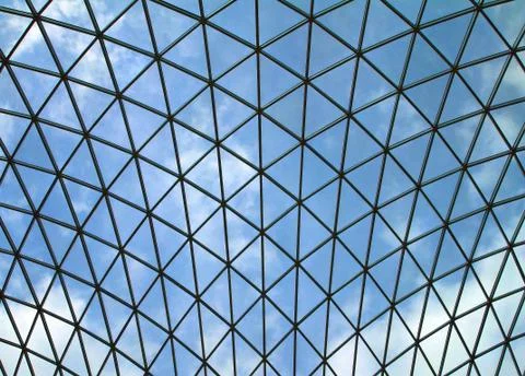 Glass ceiling background Foto stock