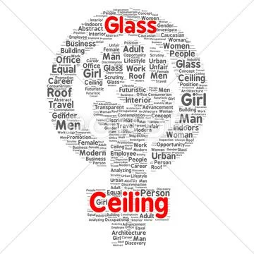 Glass Ceiling Word Cloud Concept