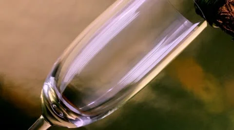 Glass of champagne 스톡 동영상 12403665