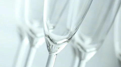 Glass of champagne Stock Footage 48956097