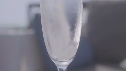 Glass of champagne. Slow motion Stock Footage 91866199