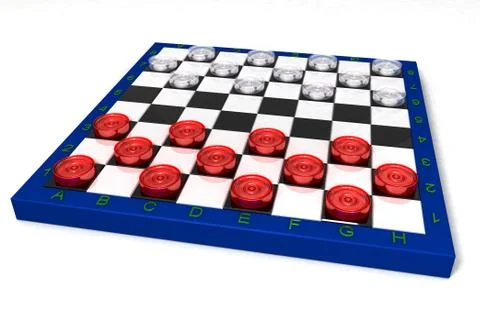 Glass checkers Stock Illustration