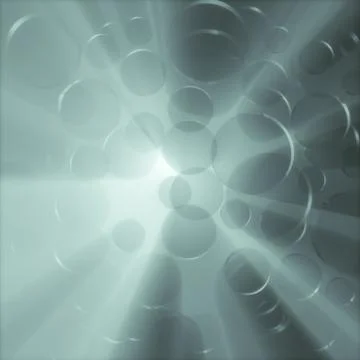 Glass circle. Stock Illustration