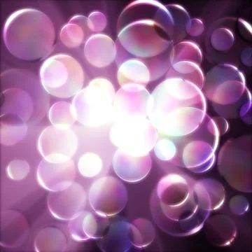 Glass circle. Stock Illustration