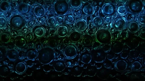 Glass circles pattern.Circles motion wallpaper. Textured wall Stock Footage 295229583