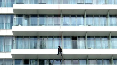 Glass cleaner Foto stock