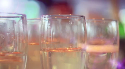 Glass close up Stock Footage 34419262