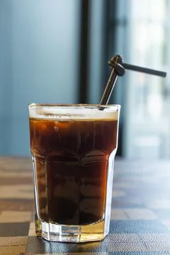 Glass of coffee Stock Photos