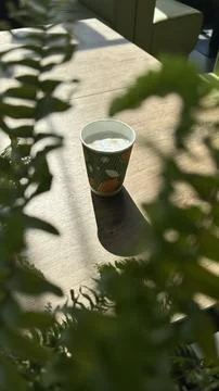 A glass of coffee 写真素材