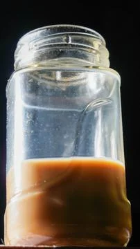 Glass with coffee Stock Photos