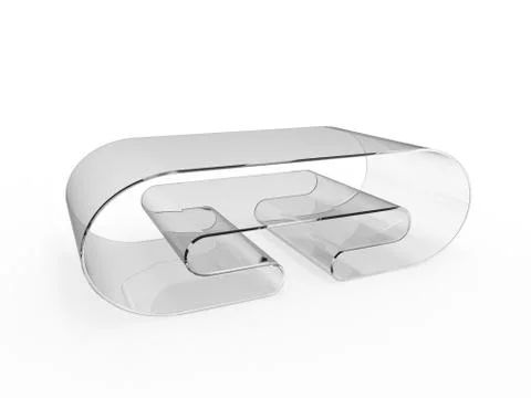 Glass Coffee Table Stock Illustration
